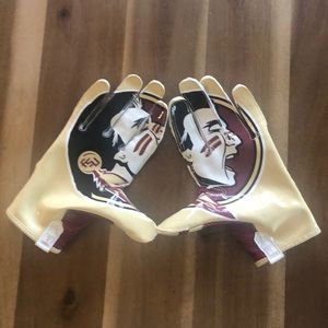 FSU Nike Vapor Knit Receivers Gloves XL